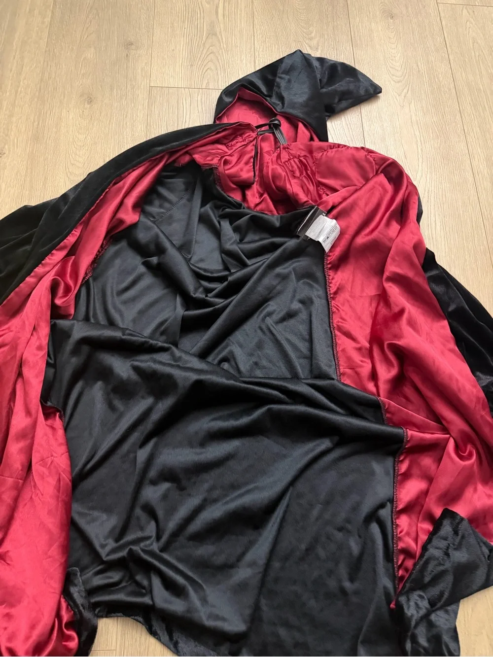 Gryffindor Velvet Hooded Cloak with Red Lining youth size large
